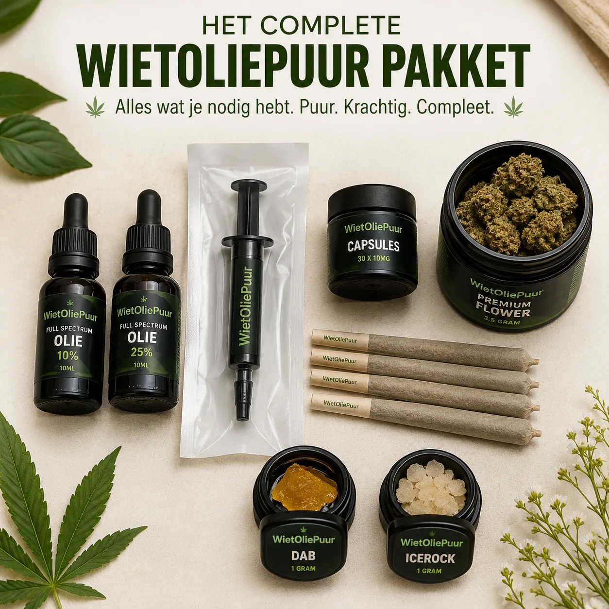 Wietolie kopen: waar moet je op letten?