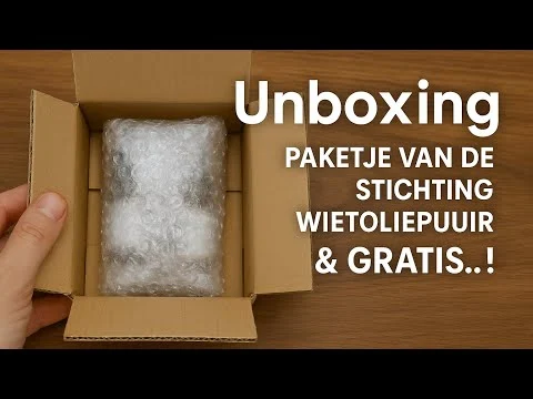 Unboxing pakketje van de Stichting WietOliePuur & GRATIS…!