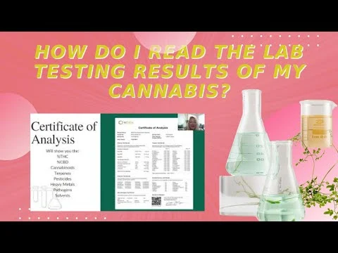 How do I know what's in my cannabis?  How do I read a COA or Certificate of Analysis?