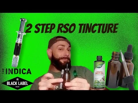 How to make RSO cannabis tincture with MCT oil -SUPER easy!